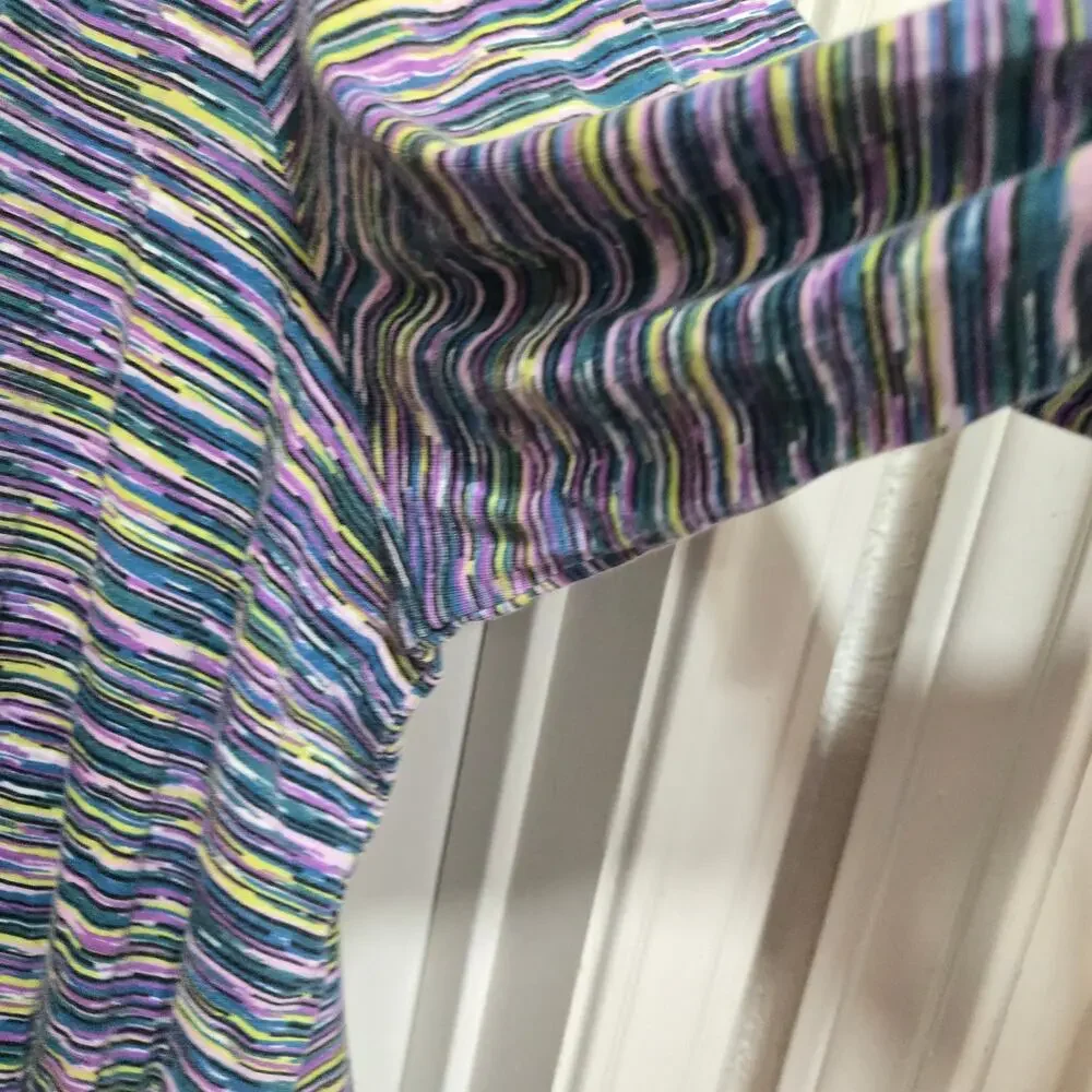 Christopher Banks 2X Multicolor Twist Front Top Plus Size - Picture 7 of 9